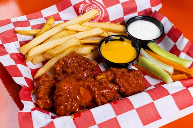 Half order of wings or boneless