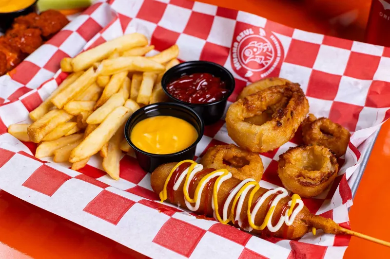 Corn dogs